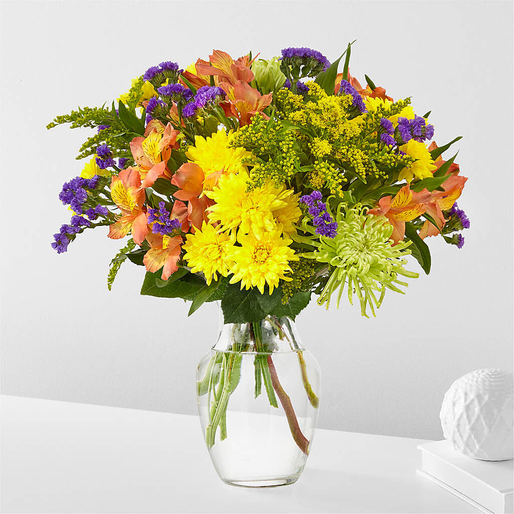 Marmalade Skies Bouquet – Heartfield Florist, Huntsville TX