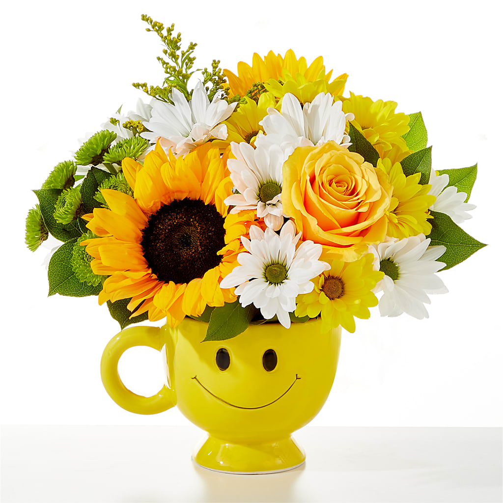 Be Happy Bouquet – Heartfield Florist, Huntsville TX