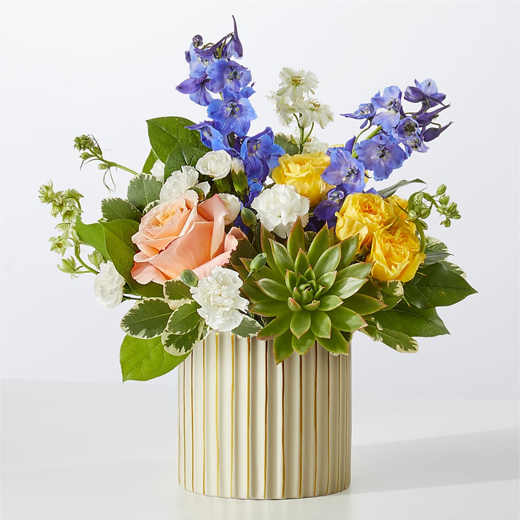 Cobalt Reverie Bouquet – Heartfield Florist, Huntsville TX