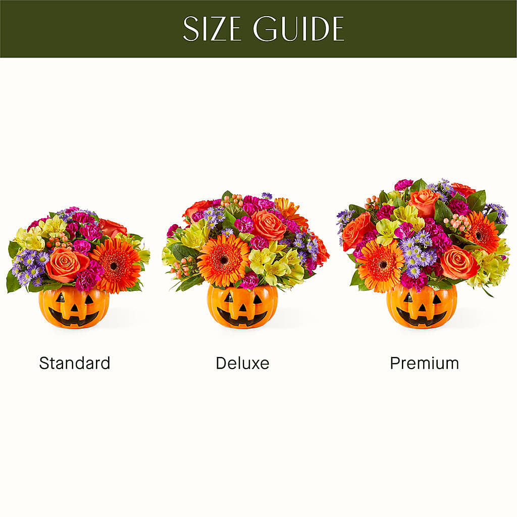 Tricks & Treats Pumpkin – Heartfield Florist, Huntsville TX