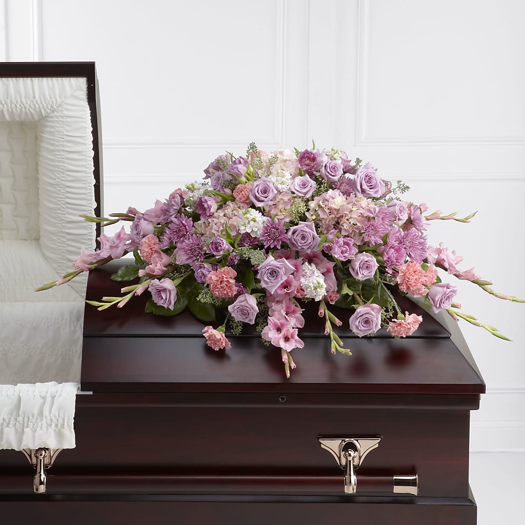 Immorata Casket Spray – Heartfield Florist, Huntsville TX