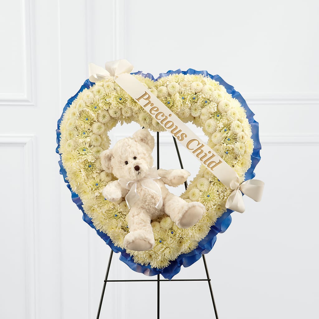 Precious Child Standing Heart – Heartfield Florist, Huntsville TX