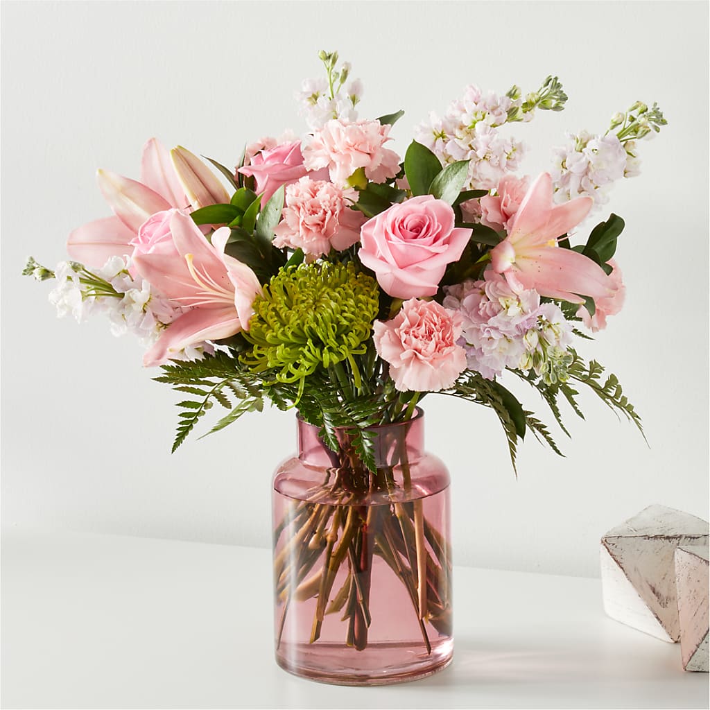 Pretty in Pink Bouquet – Heartfield Florist, Huntsville TX