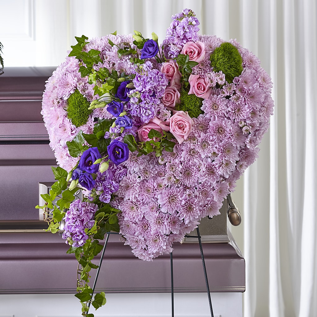 Treasured Love Standing Heart – Heartfield Florist, Huntsville TX