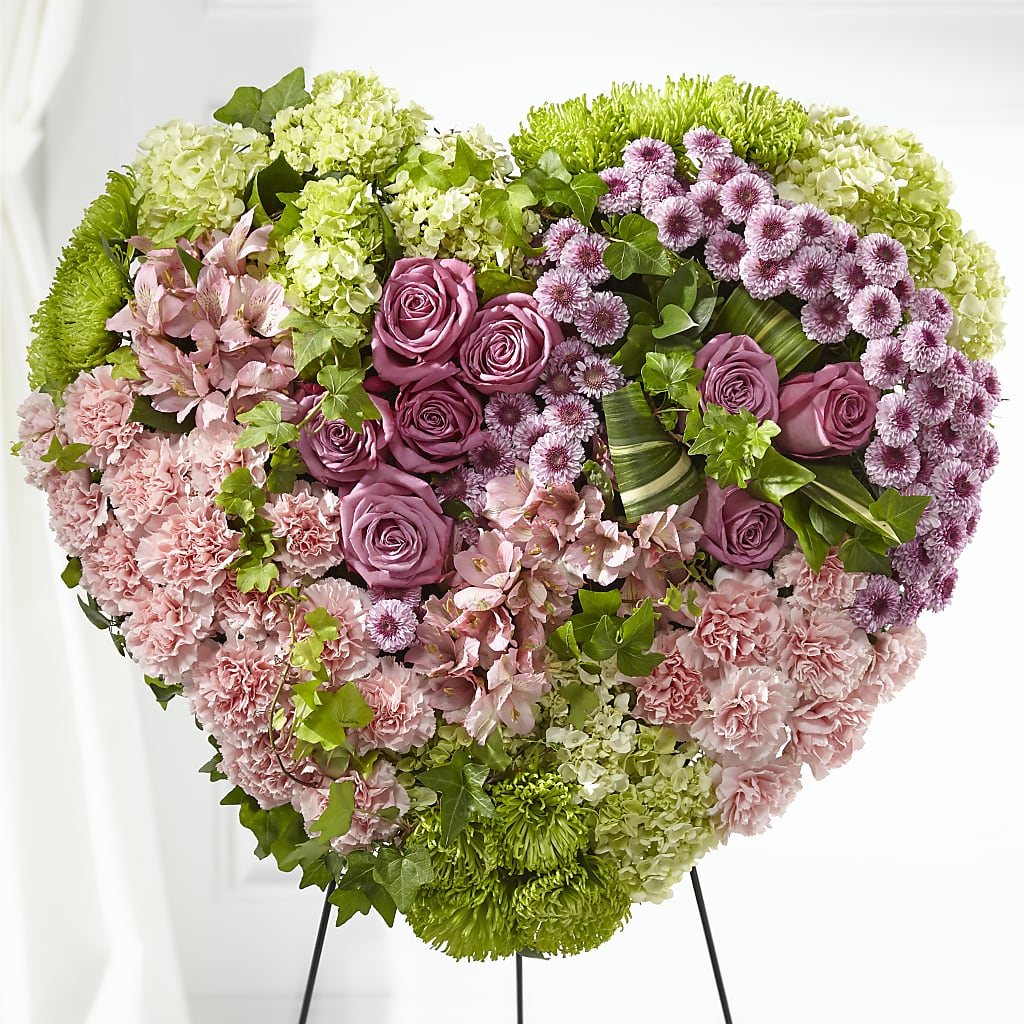 Heartwarming Standing Heart – Heartfield Florist, Huntsville TX