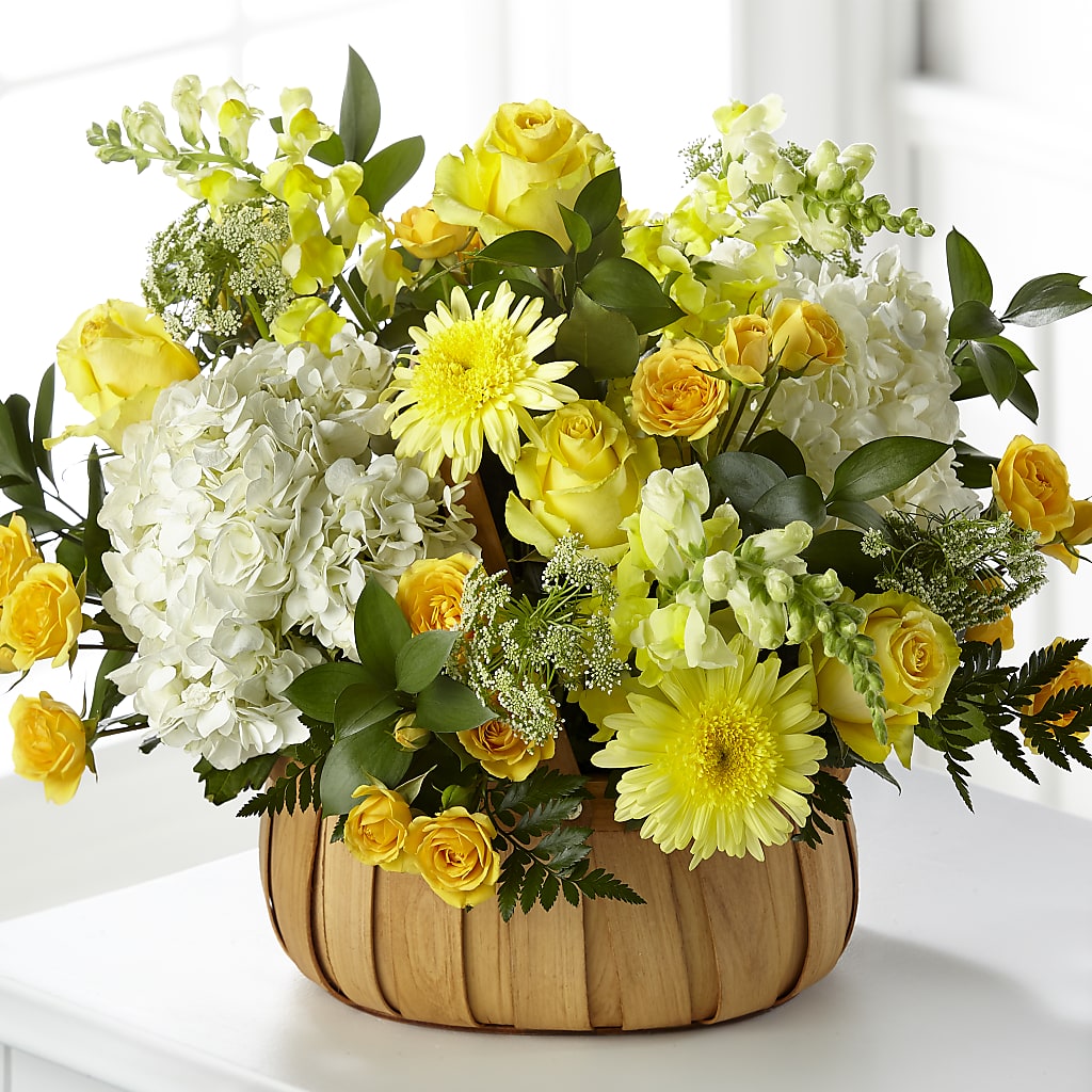 Rustic Remembrance Basket – Heartfield Florist, Huntsville TX