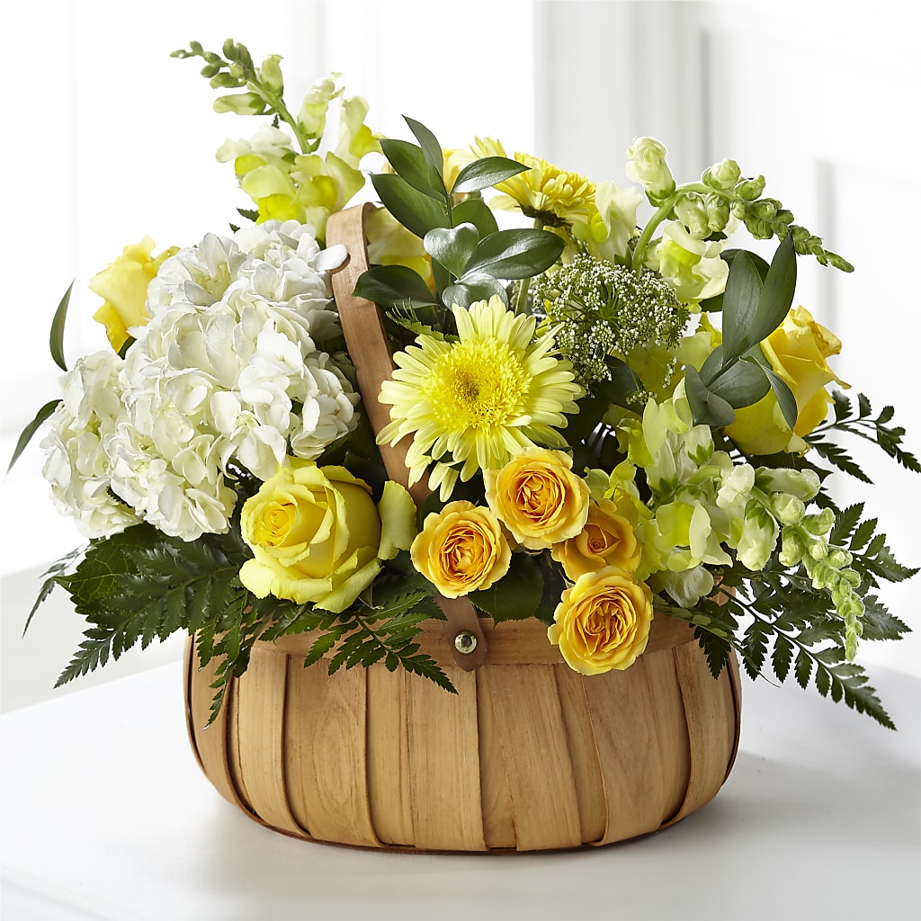 Rustic Remembrance Basket – Heartfield Florist, Huntsville TX