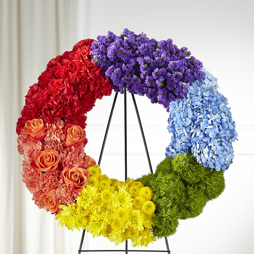 Circle of Love Wreath – Heartfield Florist, Huntsville TX