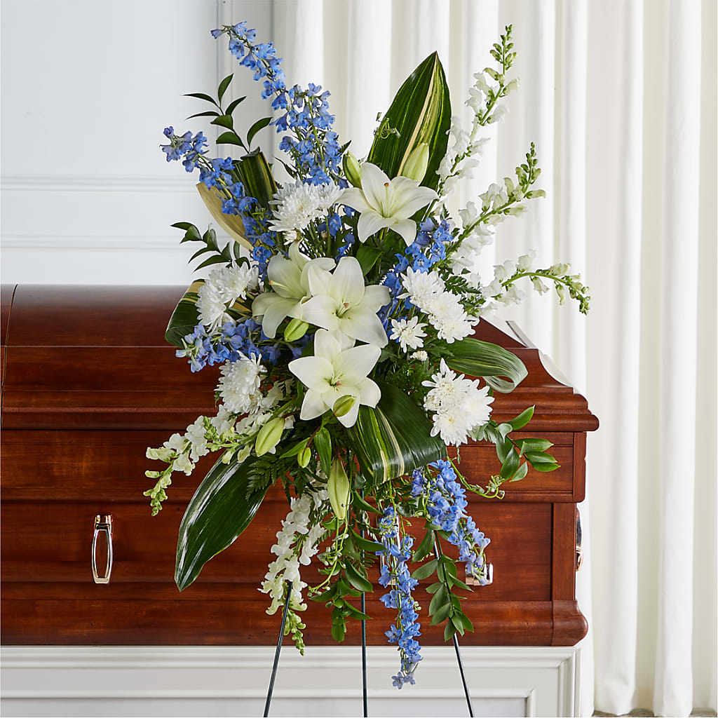 Eternal Impressions Standing Spray – Heartfield Florist, Huntsville TX