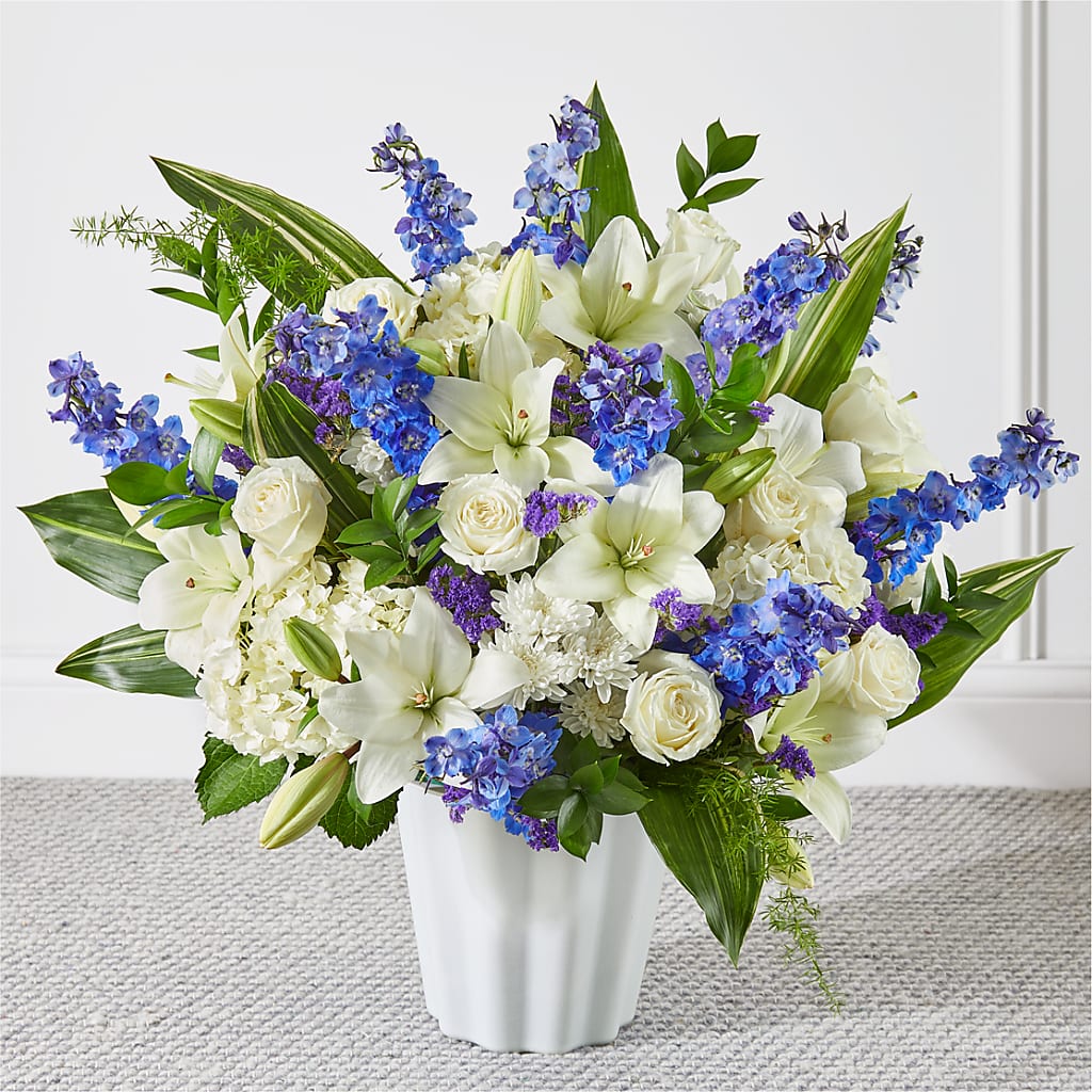 Take Comfort Floor Basket – Heartfield Florist, Huntsville TX