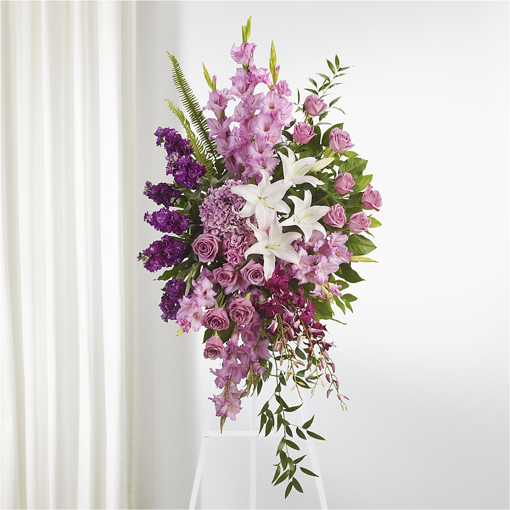 Never Alone Standing Spray – Heartfield Florist, Huntsville TX