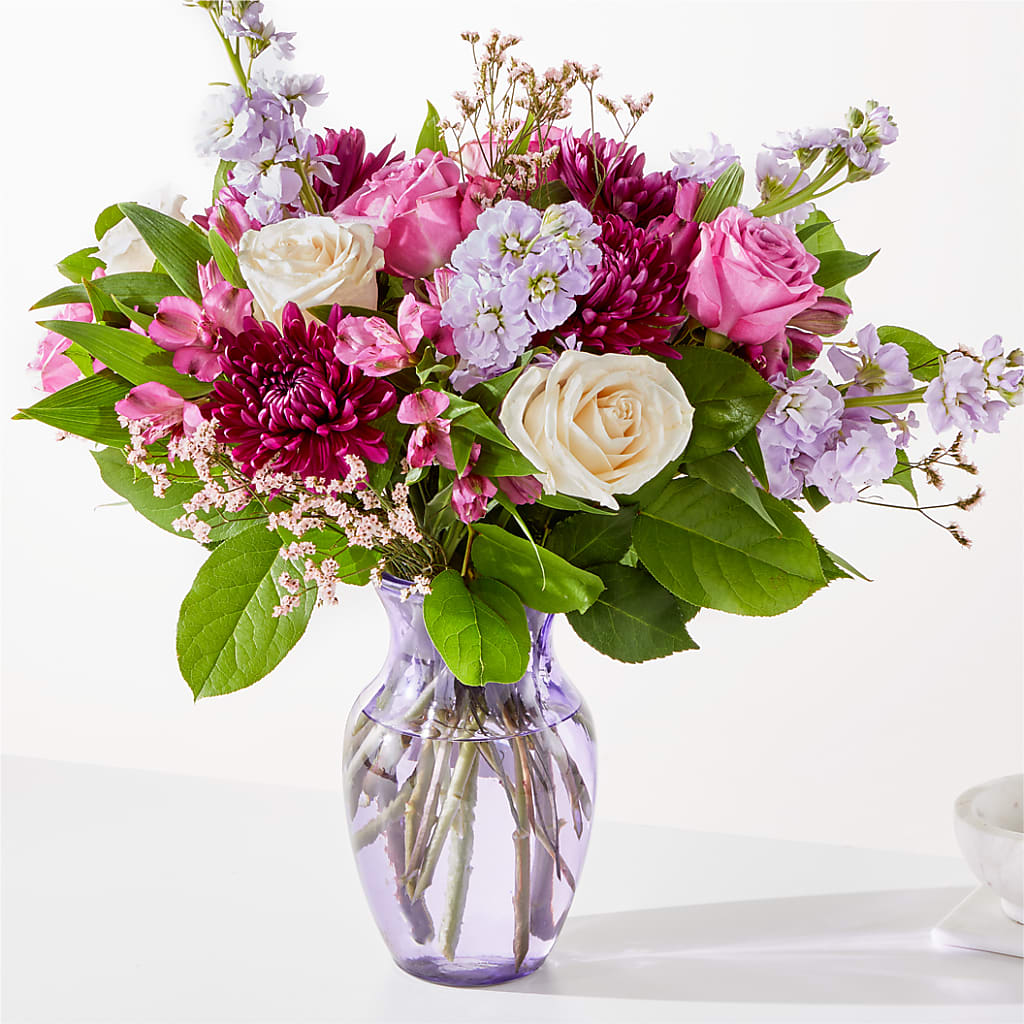 Amethyst Dreams Bouquet – Heartfield Florist, Huntsville TX