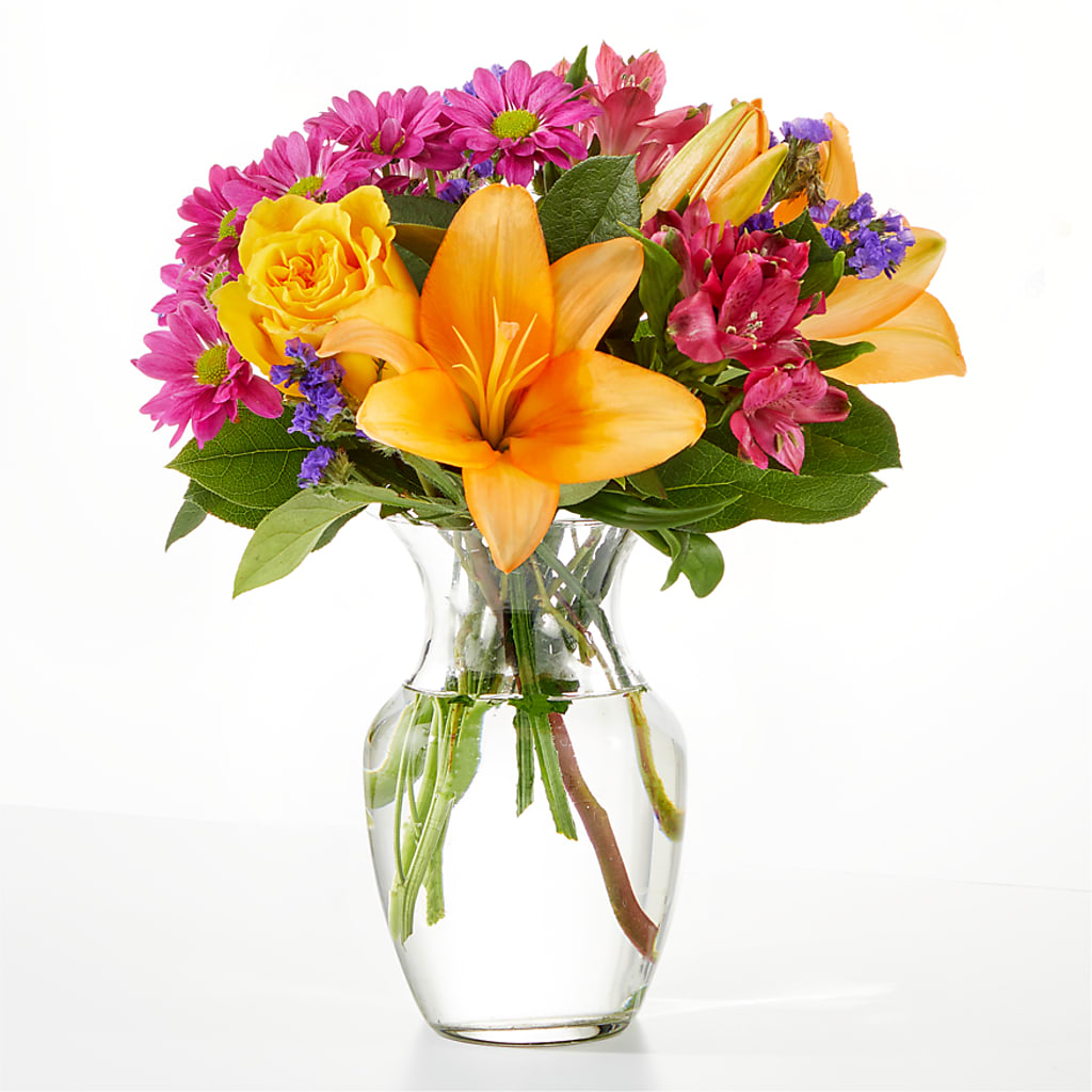 Colorful Visions Bouquet – Heartfield Florist, Huntsville TX