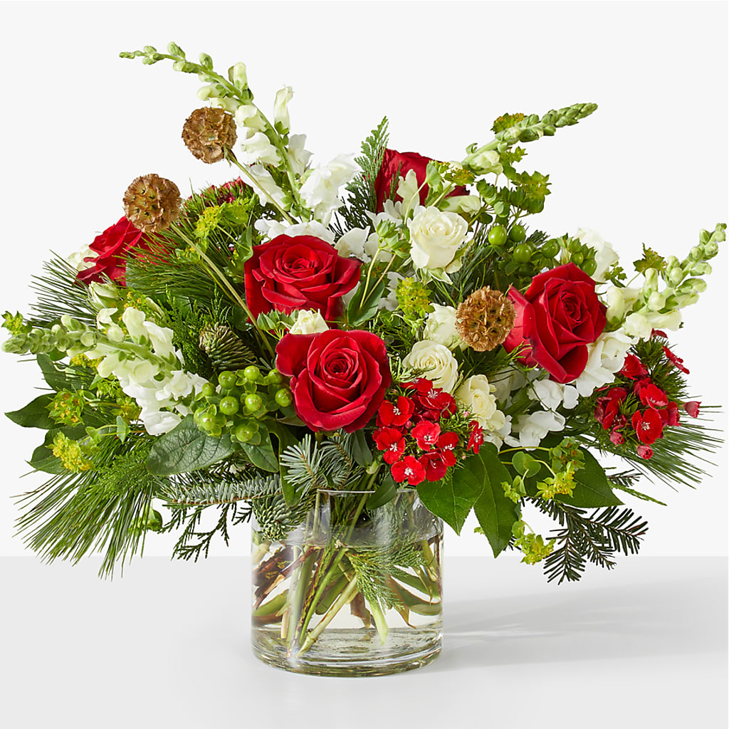 Deck the Halls Bouquet – Heartfield Florist, Huntsville TX