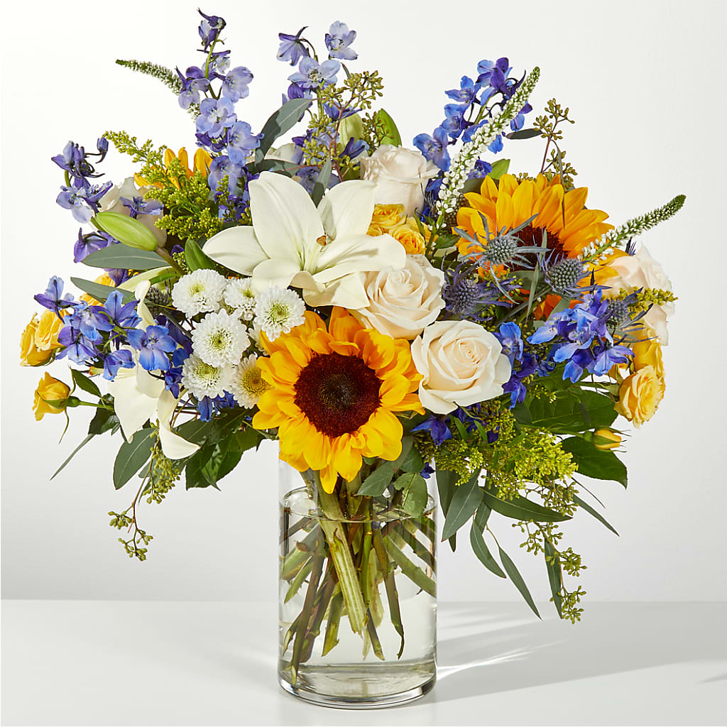Wonderfully Sunny Bouquet – Heartfield Florist, Huntsville TX