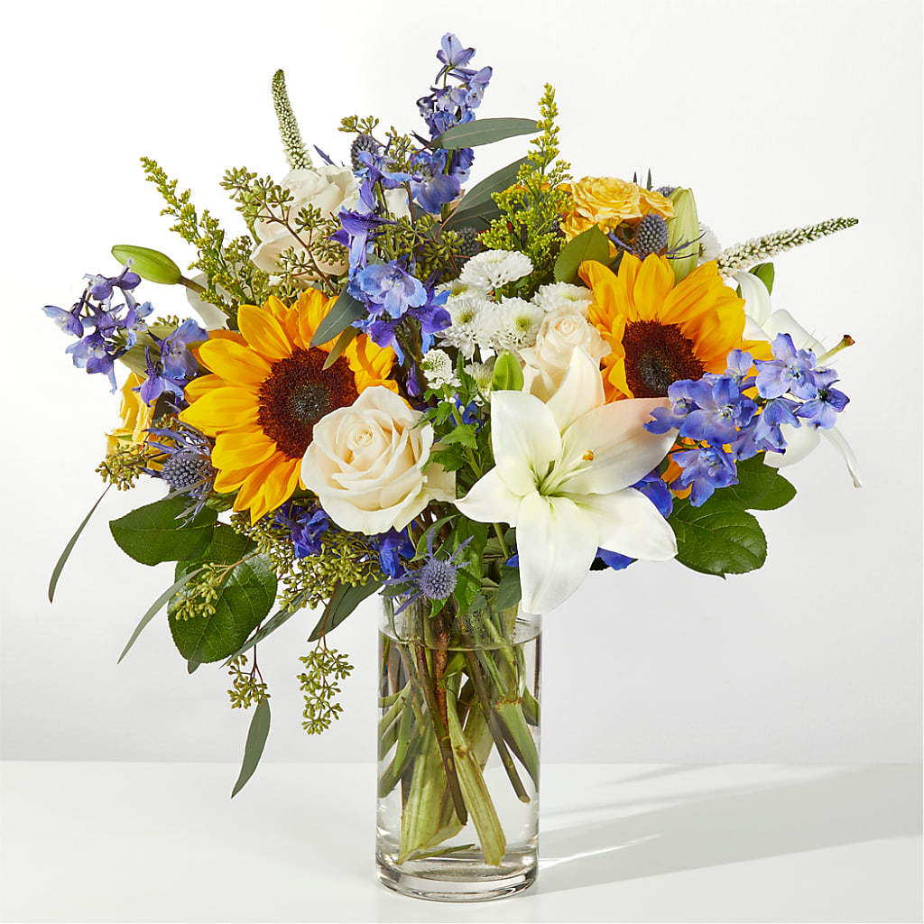 Wonderfully Sunny Bouquet – Heartfield Florist, Huntsville TX