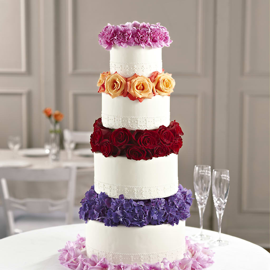 Infinite Love Cake Décor – Heartfield Florist, Huntsville TX