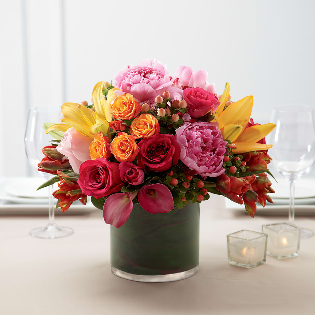 Color Mix Arrangement – Heartfield Florist, Huntsville TX