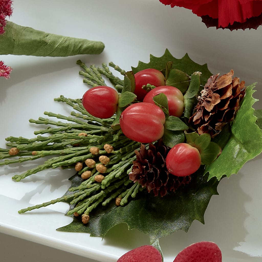 Red Berry Boutonniere – Heartfield Florist, Huntsville TX