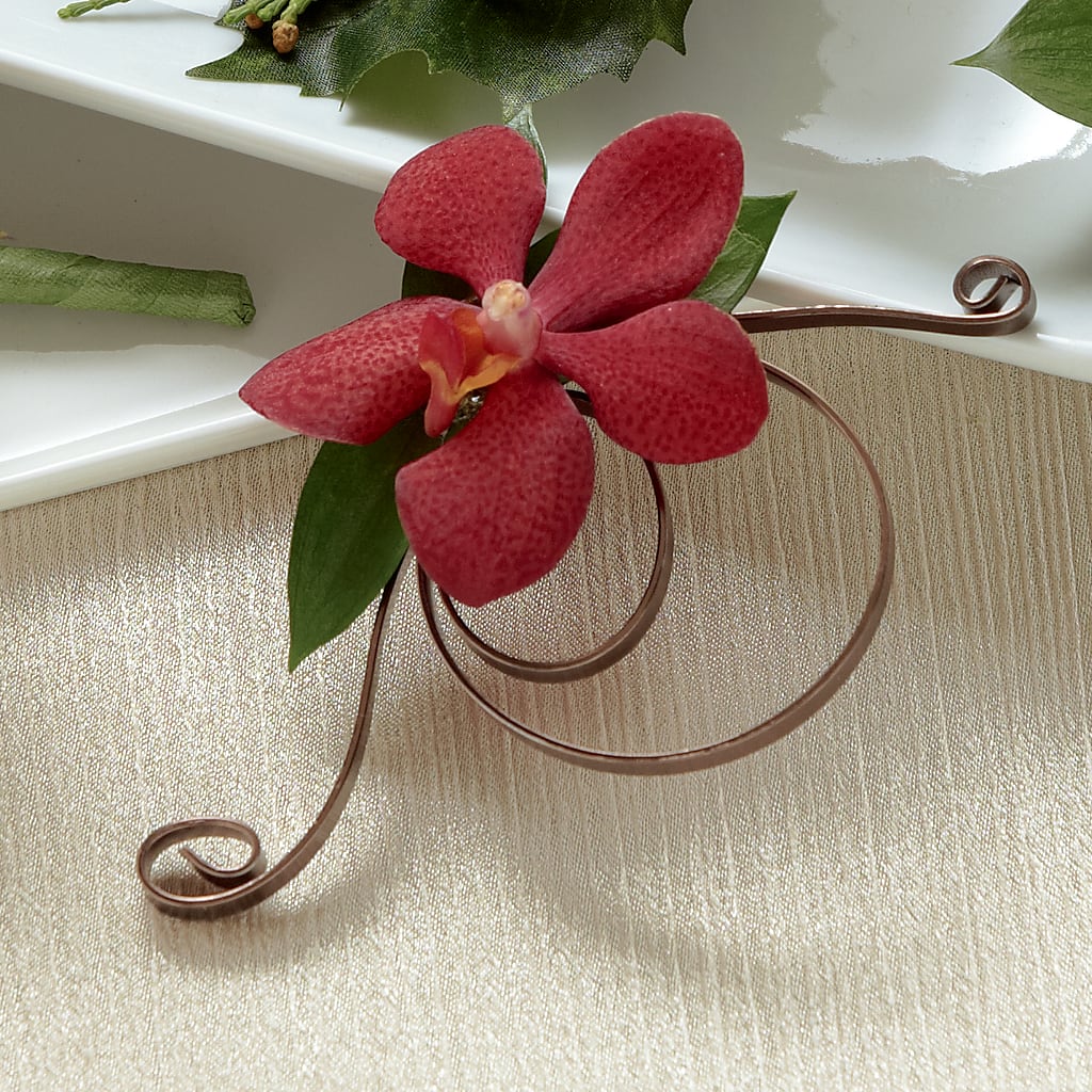 Red Mokara Boutonniere – Heartfield Florist, Huntsville TX
