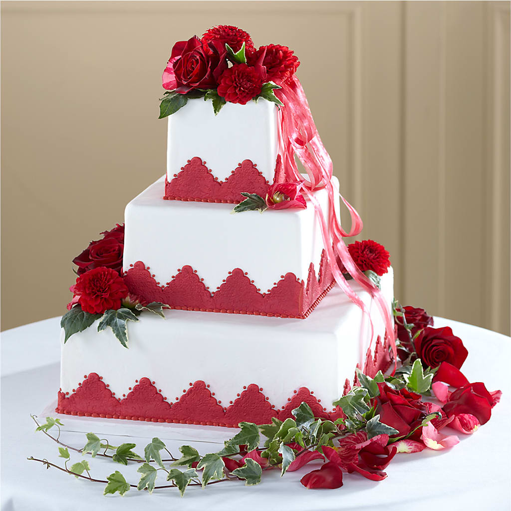 Forever Happiness Cake Decor – Heartfield Florist, Huntsville TX
