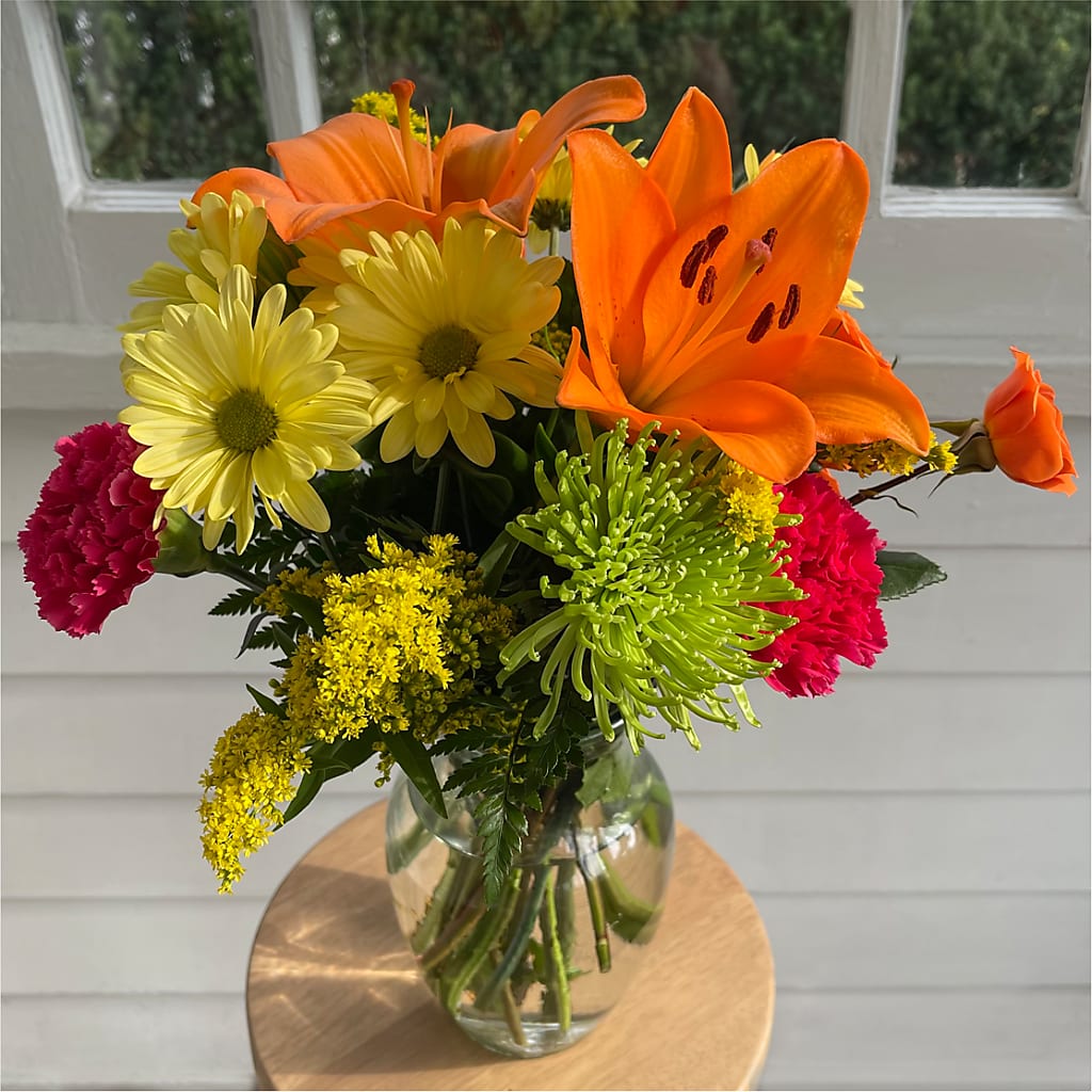 Bold & Bright – A Florist Original –  Heartfield Florist, Huntsville TX