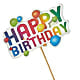 Happy Birthday Pick –  Heartfield Florist, Huntsville TX