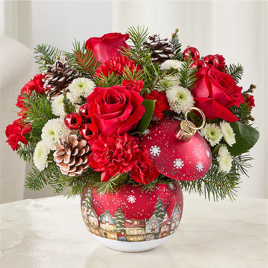 Christmas Carols Ornament –  Heartfield Florist, Huntsville TX