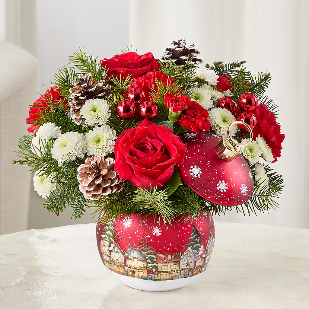 Christmas Carols Ornament –  Heartfield Florist, Huntsville TX