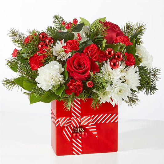 Presents Under the Tree Bouquet –  Heartfield Florist, Huntsville TX