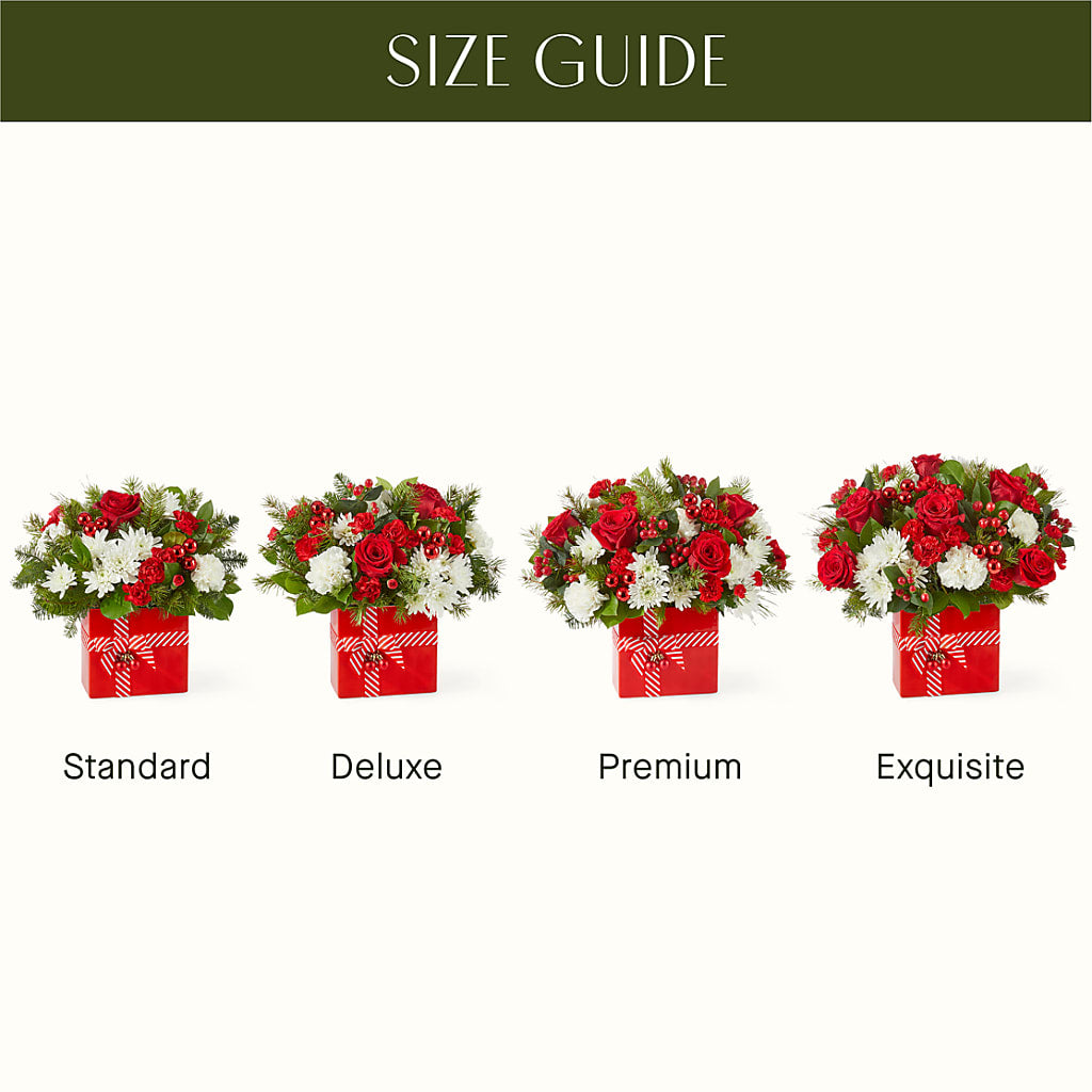 Presents Under the Tree Bouquet –  Heartfield Florist, Huntsville TX