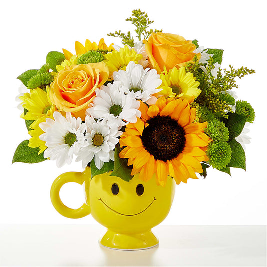 Be Happy Bouquet –  Heartfield Florist, Huntsville TX