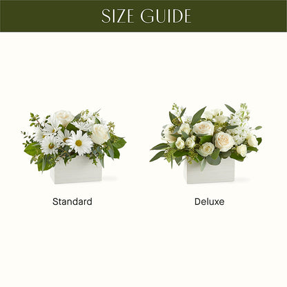 Fresh Linen Box Bouquet –  Heartfield Florist, Huntsville TX