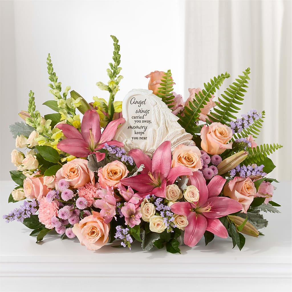 Gentle Light Arrangement –  Heartfield Florist, Huntsville TX