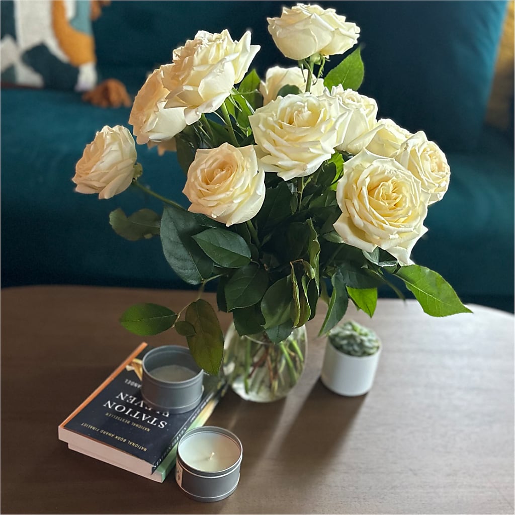 Long Stem Yellow Rose Bouquet –  Heartfield Florist, Huntsville TX