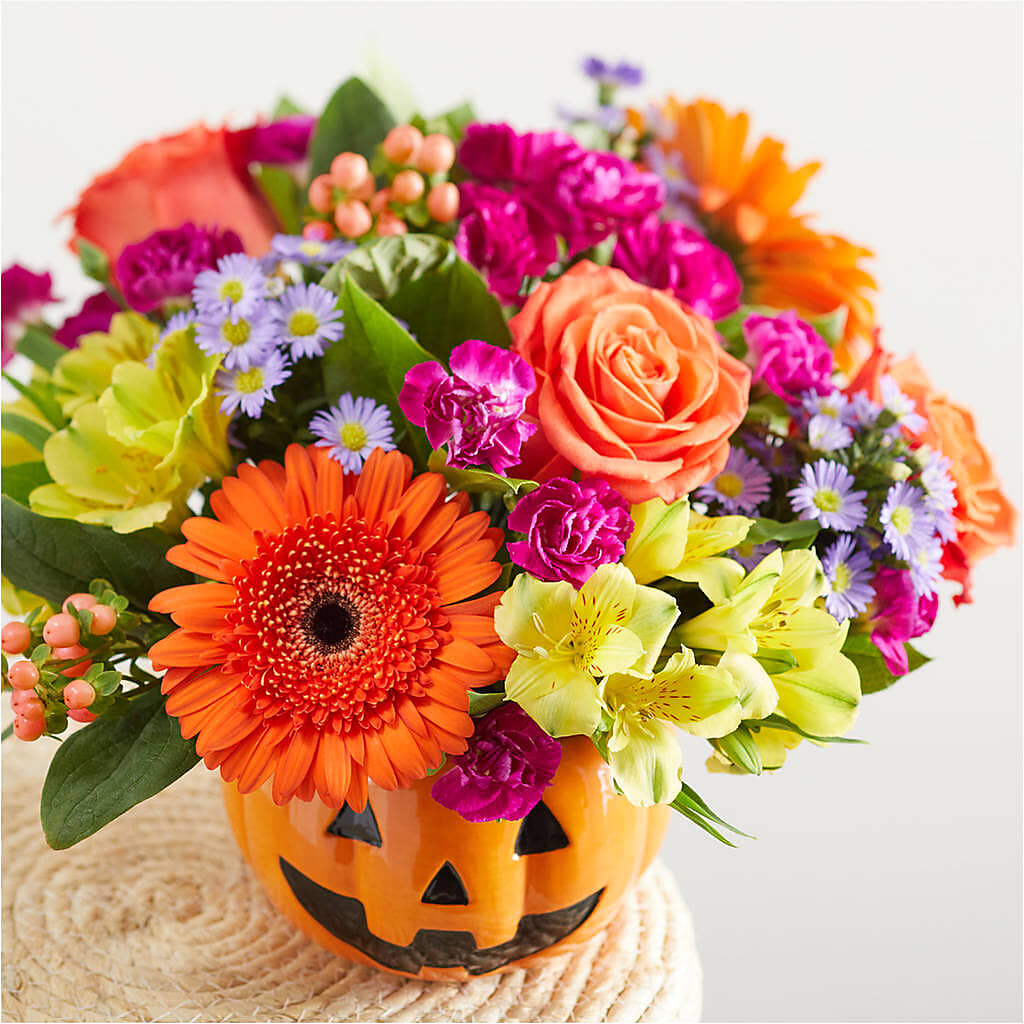 Tricks & Treats Pumpkin –  Heartfield Florist, Huntsville TX