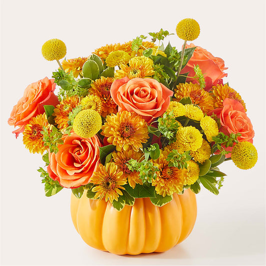 Gourdgeous Pumpkin –  Heartfield Florist, Huntsville TX