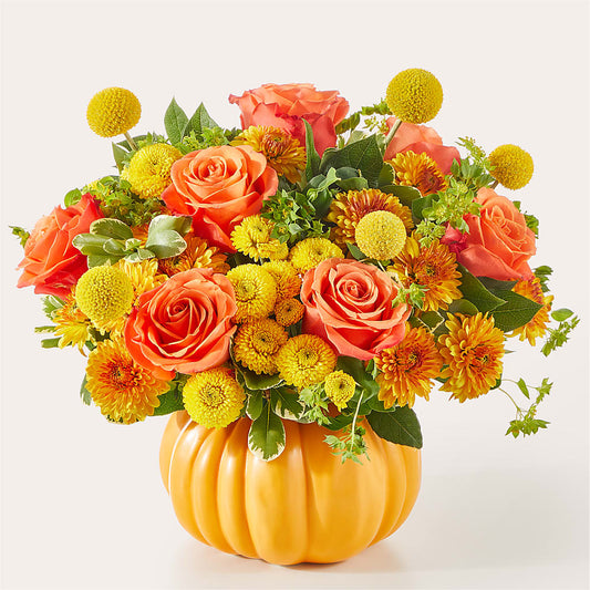 Gourdgeous Pumpkin –  Heartfield Florist, Huntsville TX