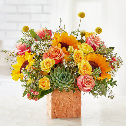 Sunflower Season Bouquet –  Heartfield Florist, Huntsville TX