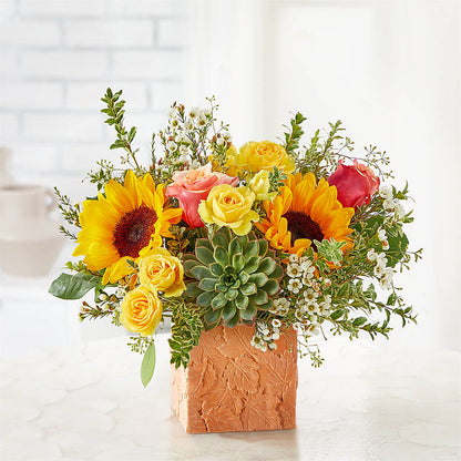 Sunflower Season Bouquet –  Heartfield Florist, Huntsville TX