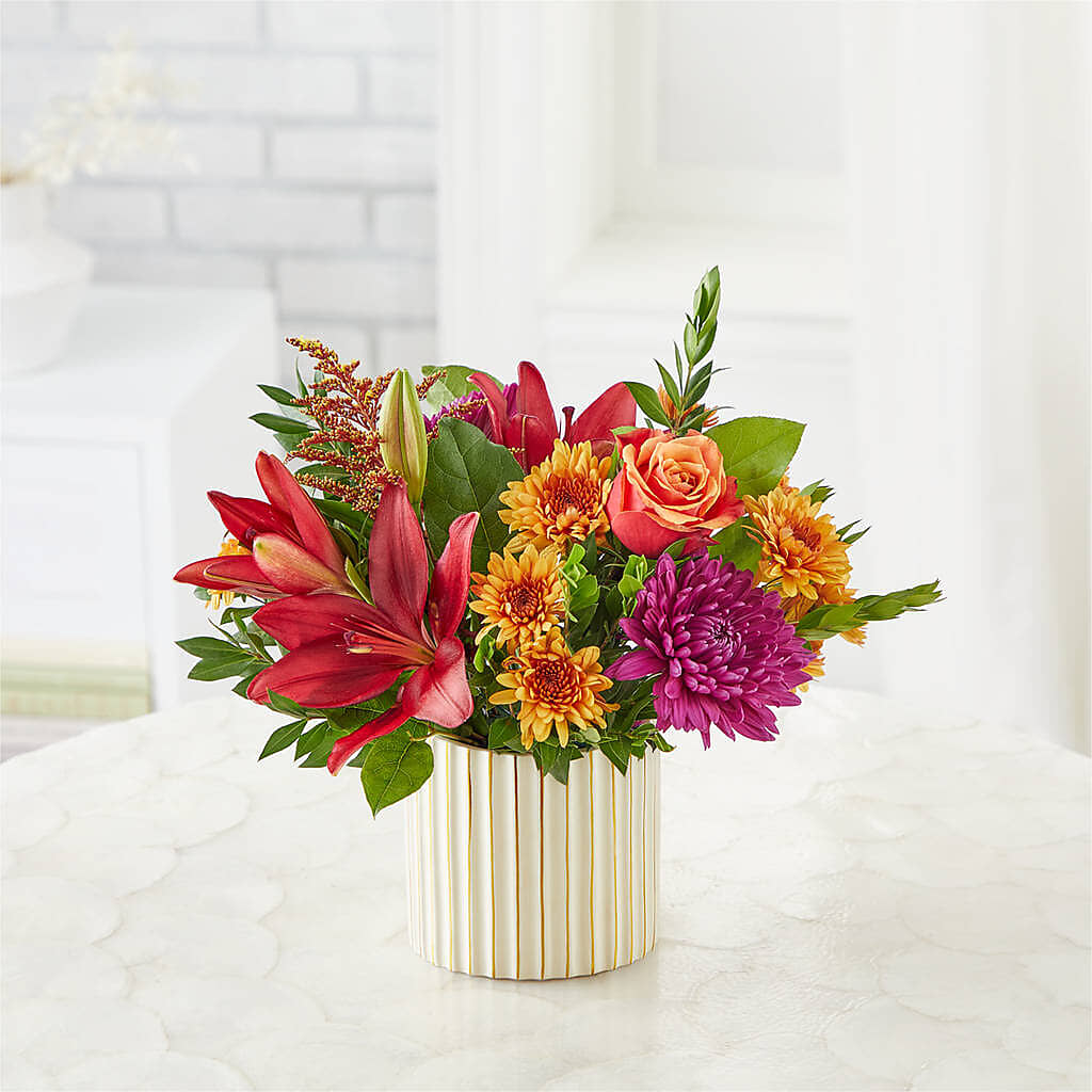 Burgundy Landscape Bouquet –  Heartfield Florist, Huntsville TX