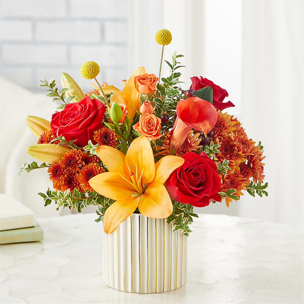 Scarlet Skies Bouquet –  Heartfield Florist, Huntsville TX