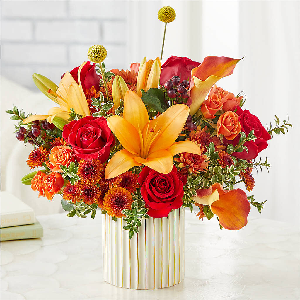 Scarlet Skies Bouquet –  Heartfield Florist, Huntsville TX