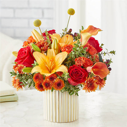 Scarlet Skies Bouquet –  Heartfield Florist, Huntsville TX