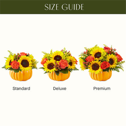 Pick of the Patch Pumpkin Bouquet –  Heartfield Florist, Huntsville TX