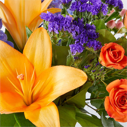 Radiant Citrus Bouquet –  Heartfield Florist, Huntsville TX