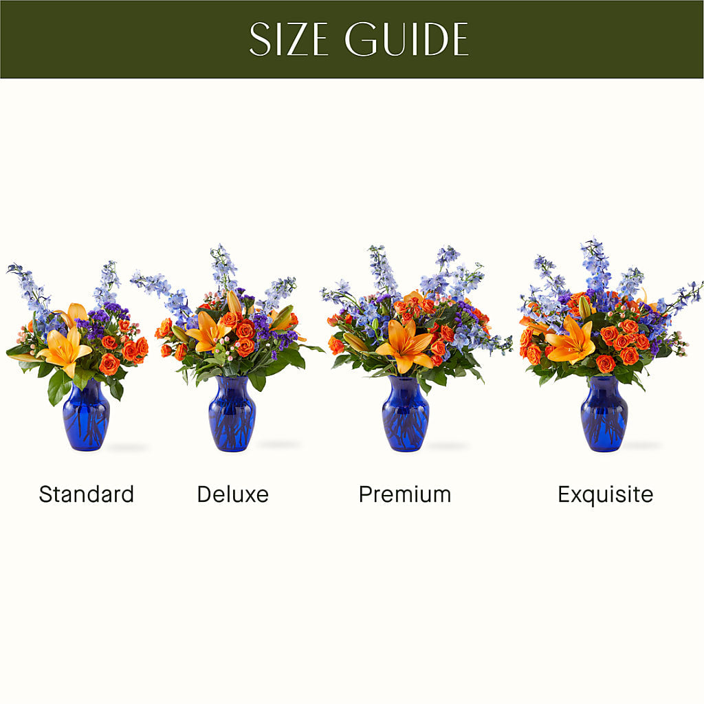 Radiant Citrus Bouquet –  Heartfield Florist, Huntsville TX