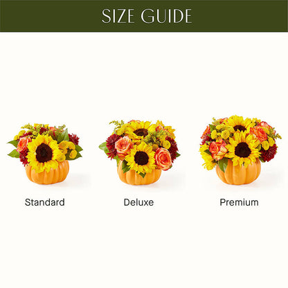 Golden Gourd Pumpkin Bouquet –  Heartfield Florist, Huntsville TX