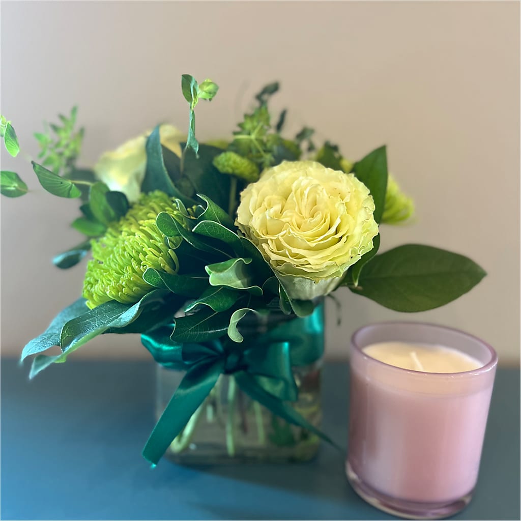 Emerald Forest Bouquet –  Heartfield Florist, Huntsville TX