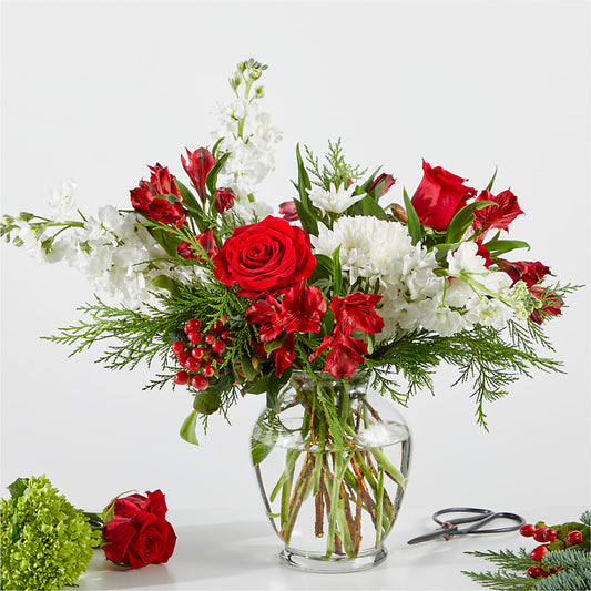 Merry Moment Bouquet – A Florist Original –  Heartfield Florist, Huntsville TX